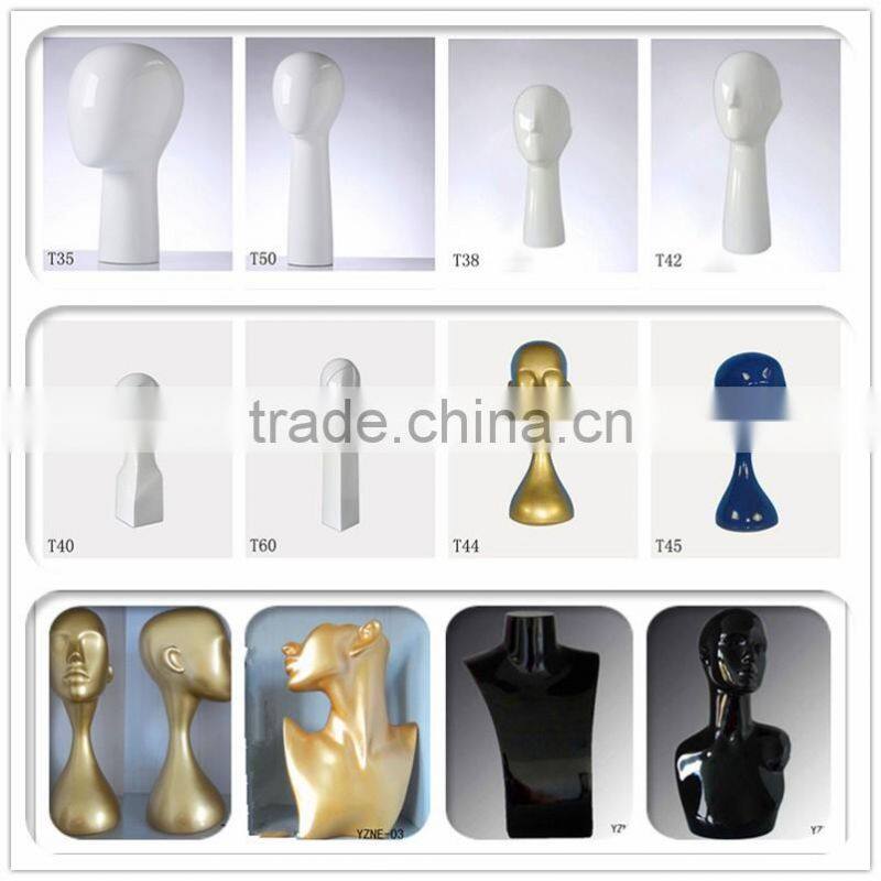 New fashion jewelry necklaces mannequin, fiberglass mannequin bust for necklace display