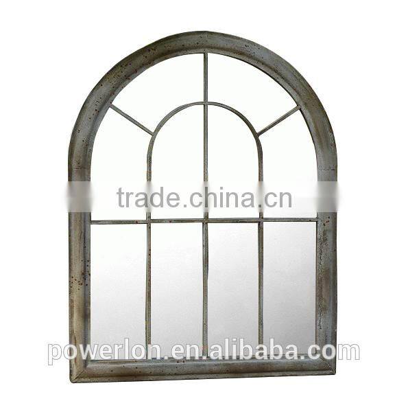 Ornate Rustic Garden Mirror with Natural Beauty Reflection