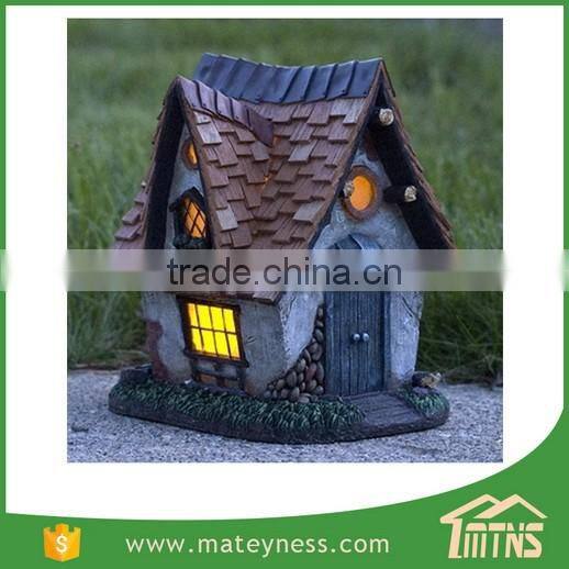 Outdoor Garden Decoration Solar Fairy Cottage