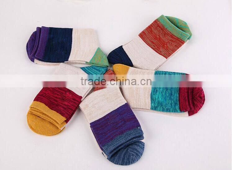 Wholesal custom women colorful polo sock