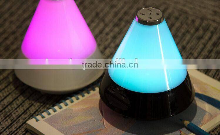 2015 led bluetooth stereo colorful night light bluetooth speakers Card stereo change color heavy bass FM speaker