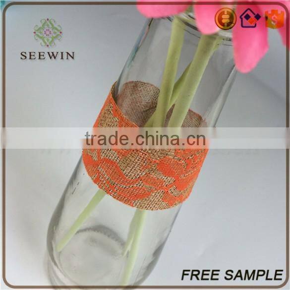 high quality online lace mesh linen jute craft fabric ribbon wholesale