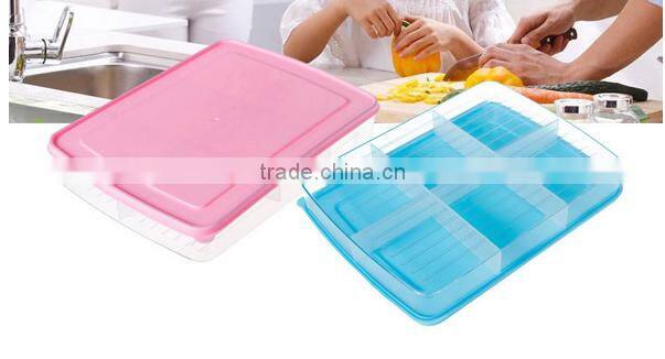 Wholesale Stock Small Order Kitchen Plastic Food Seal Crisper Box