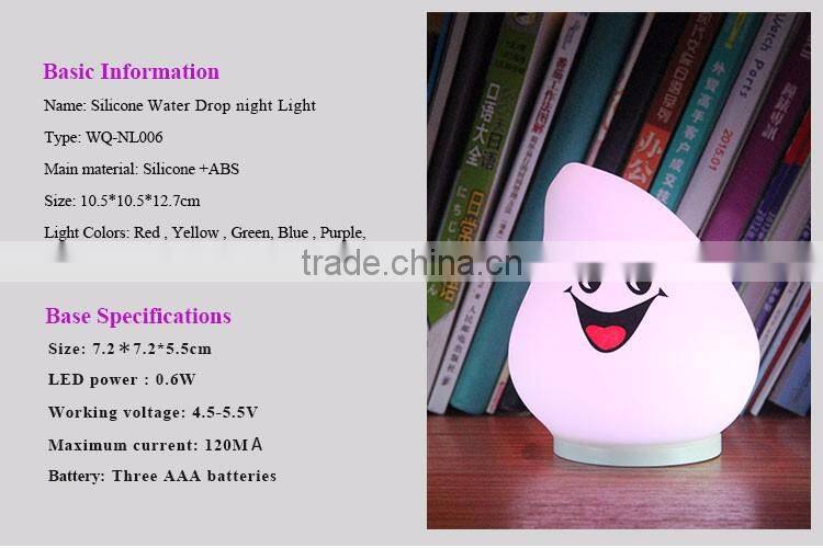 Summer new arrival led manual night light creative rechargeable lamp
