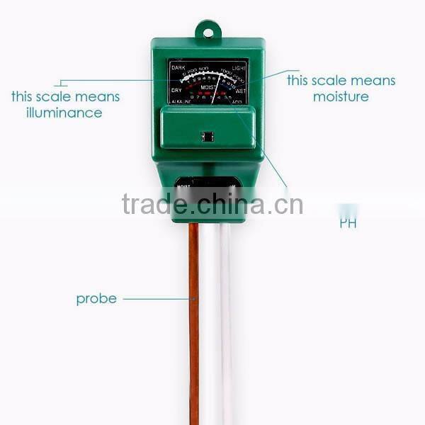 3-in-1 Soil Meter for moisture PH Light Gardening Tester