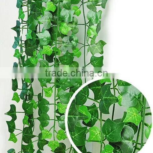 1m to 2.2m long EZ09 0109 new decoration artificial flanged plastic black green hanging bushings square