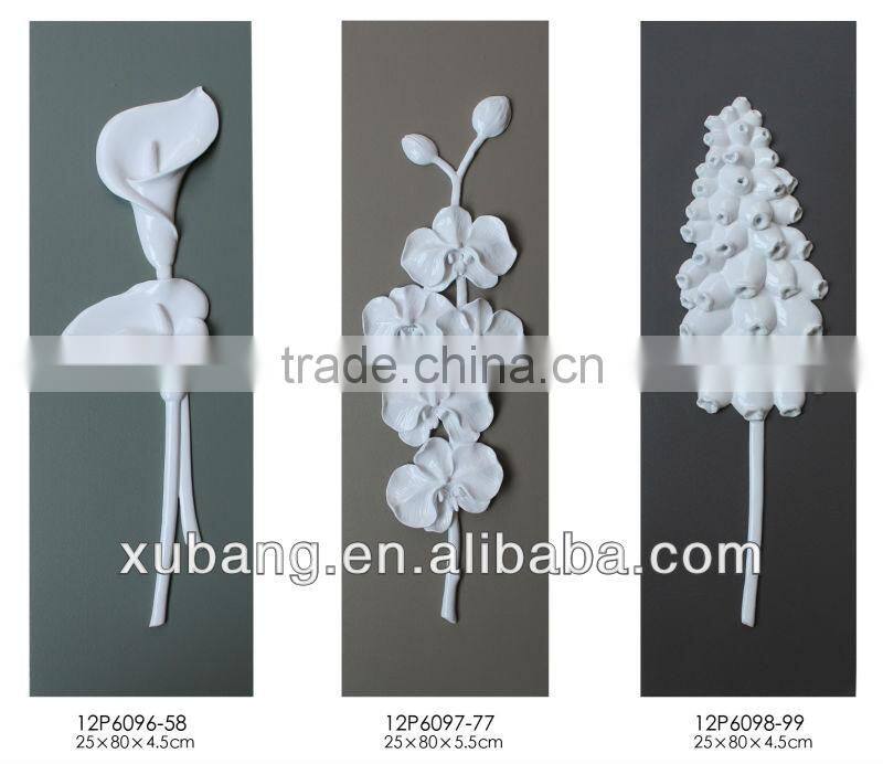 with ribbon design printing canvas decorative wall art