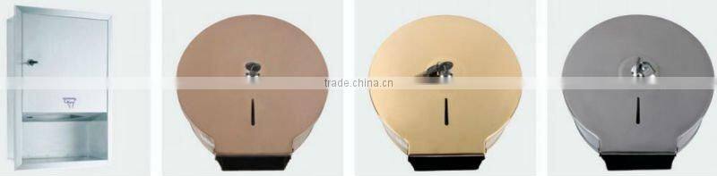 Bathroom steel roll paper dispenser