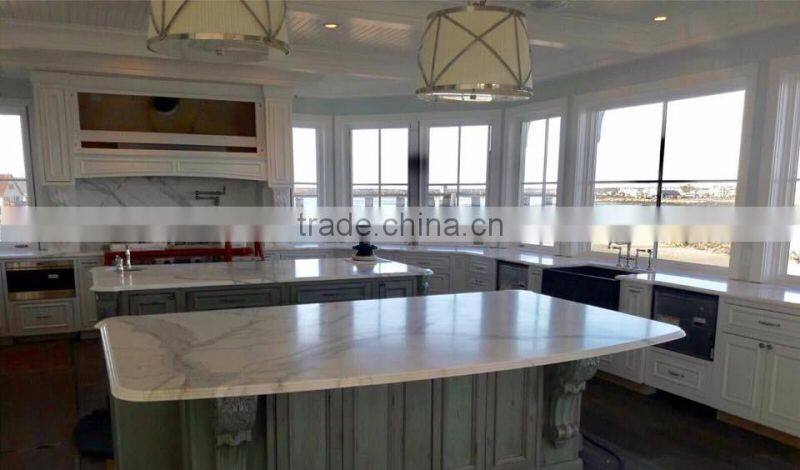 Marble Prefab Kitchen Countertop