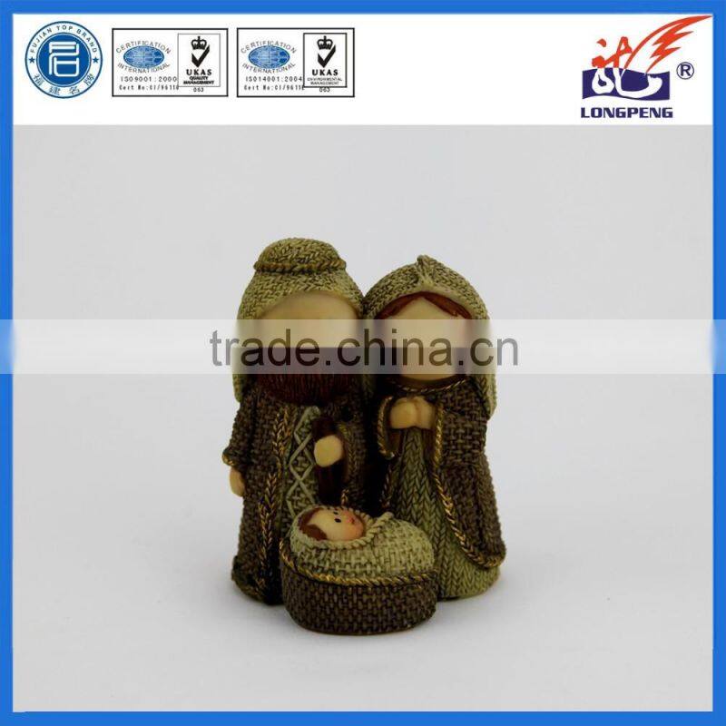 Holy Family Small Childs Nativity Scene with Mary, Joseph and Baby Jesus