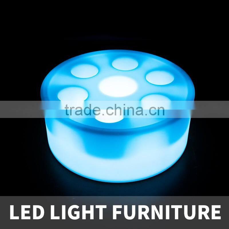 Cool cellular illuminated LED beer ice holder