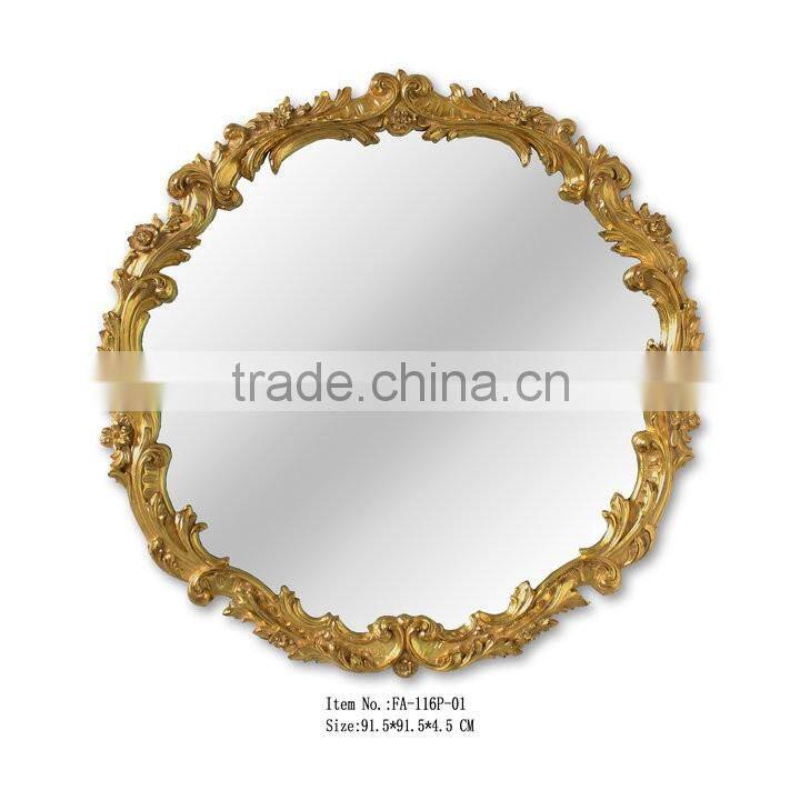 Round Decorative wall mirror for hotel living room FA-110P-01