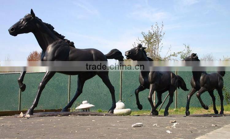 bronze foundry animal sculpture of bronze life size horse statue