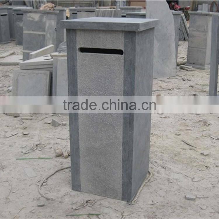 outdoor decoration cheap antique granite stone mailbox wholesale