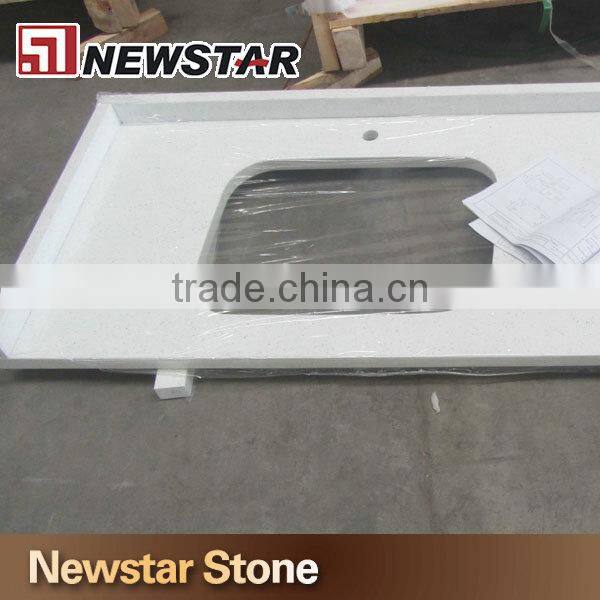 white star quartz kitchen countertops,cuarzo stone countertop for kitchen