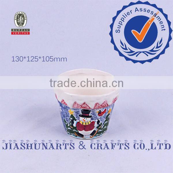 Christmas Style Ceramic Flower Pots