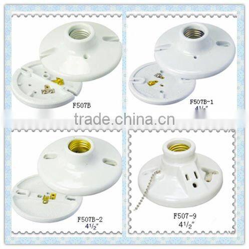 Factory outlet---E27 Edison screw ceramic lampholder