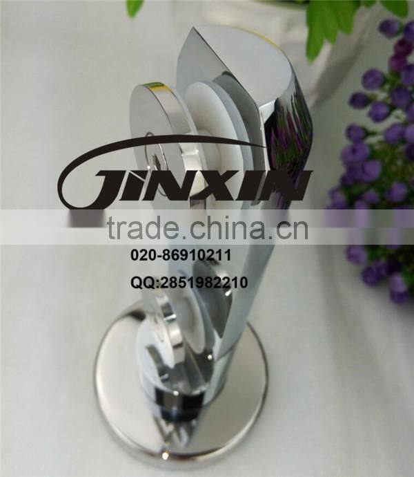 JINXIN stainless steel simple installation glass balustrades spigots_staircase railing