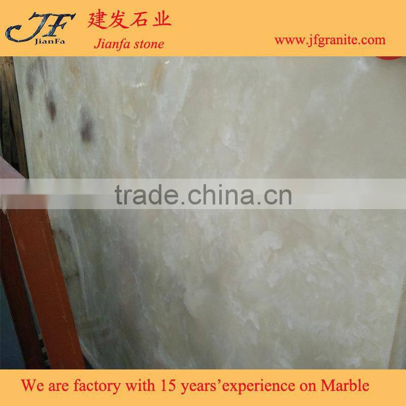 Best Quality Beauty Snow White Cream Onyx Marble