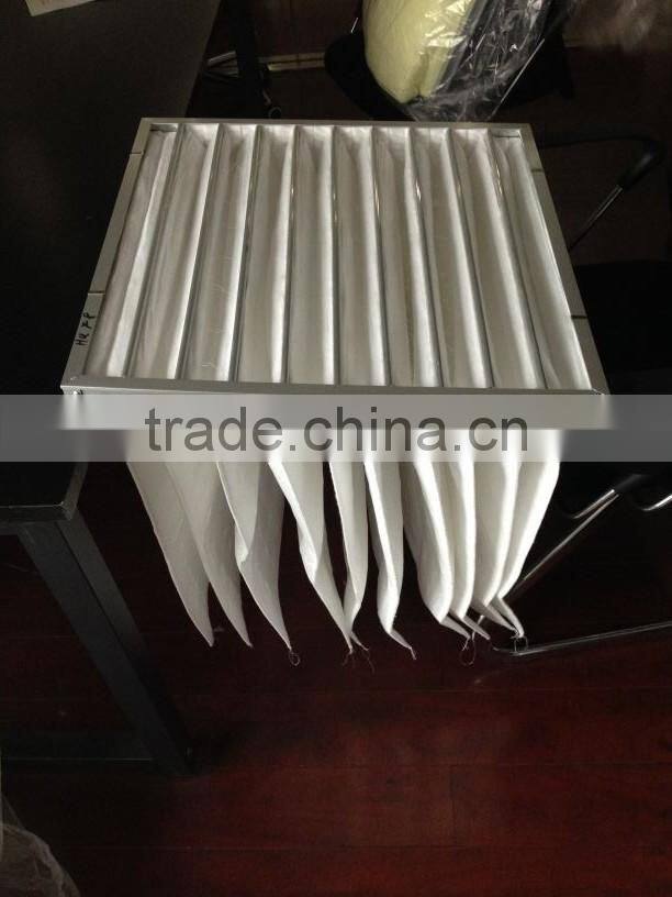 Air-condition fiber glass air filter bag with high quality