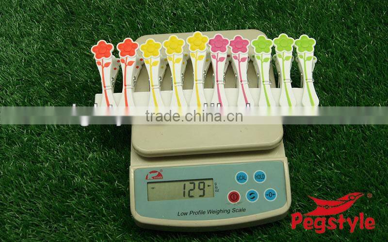 10pcs packing TPR spring clip high quality plastic clips clamps