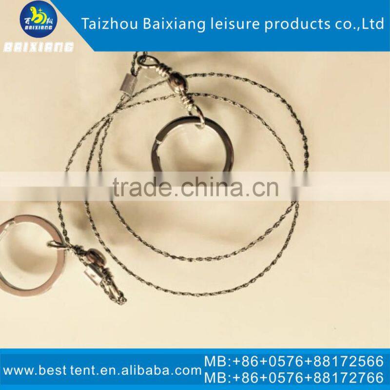 Fully stocked outdoor 74CM,304 steel wire camping wire saw