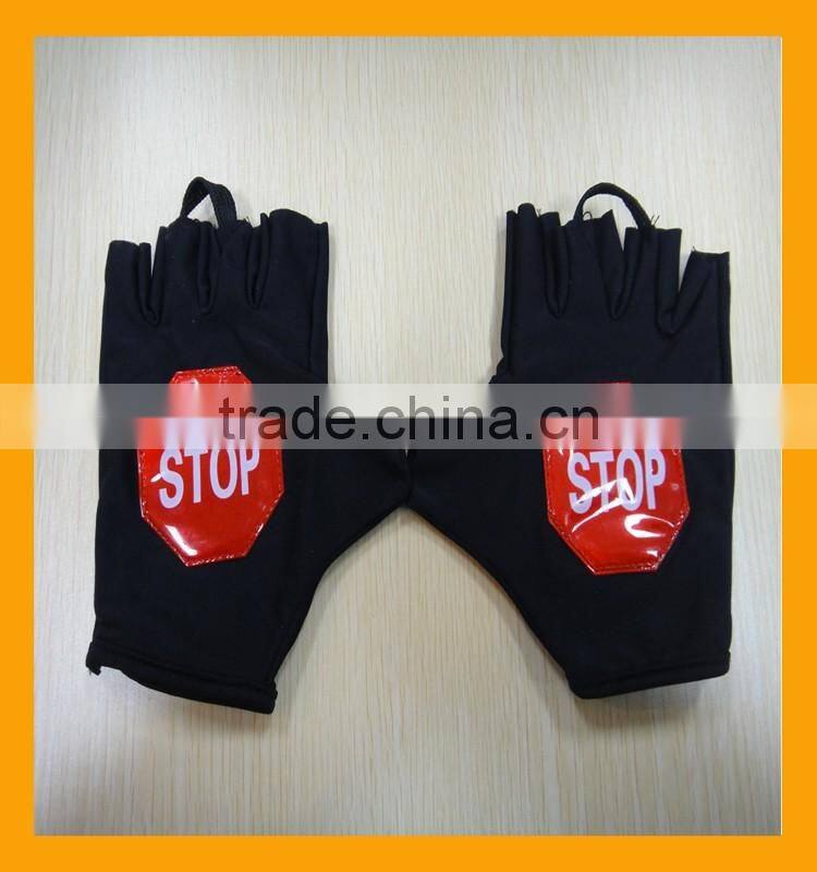 Half Finger Sun Protection Traffic Safety Police Gloves
