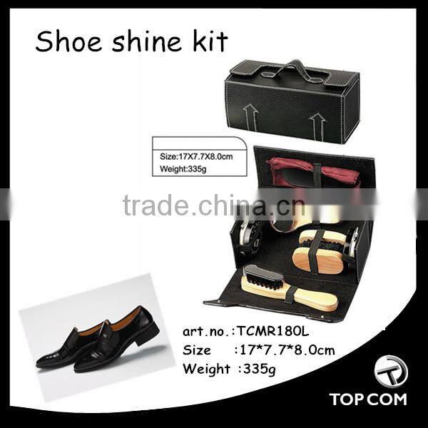 new style shoe polish/shoe shine kit with exquisite gift box packaging