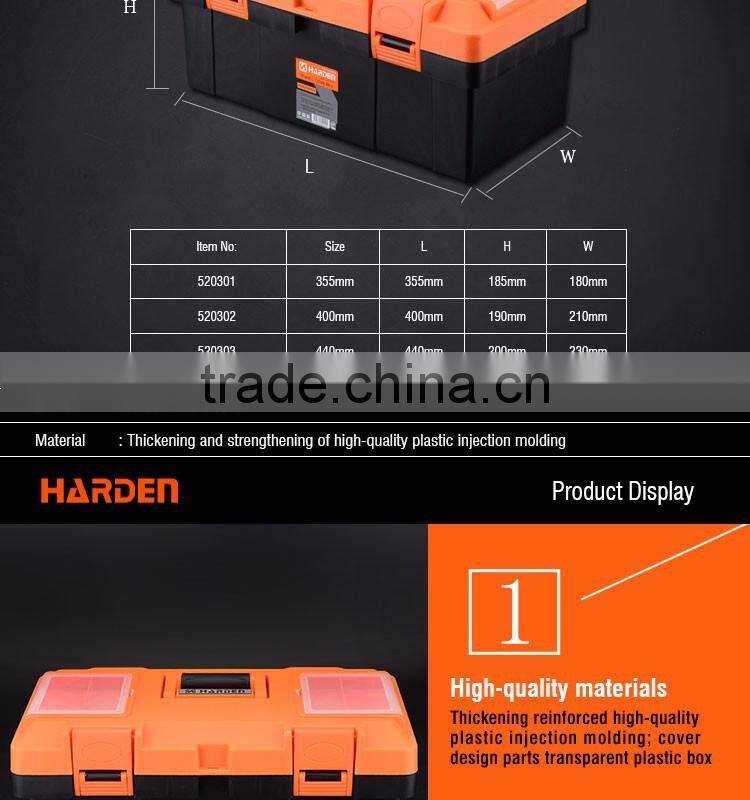 HARDEN Professional Plastic 355mm Tools Box