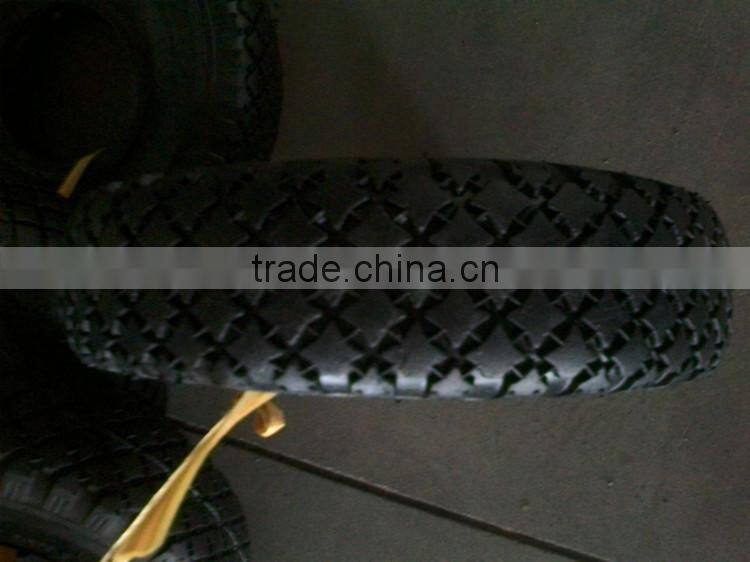 2.50-4 PU foam wheel+spoke for hand trolley hand truck