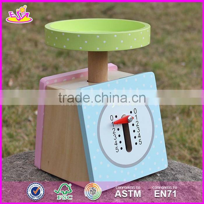 2017 New products children pretend play wooden scale toy W10D150