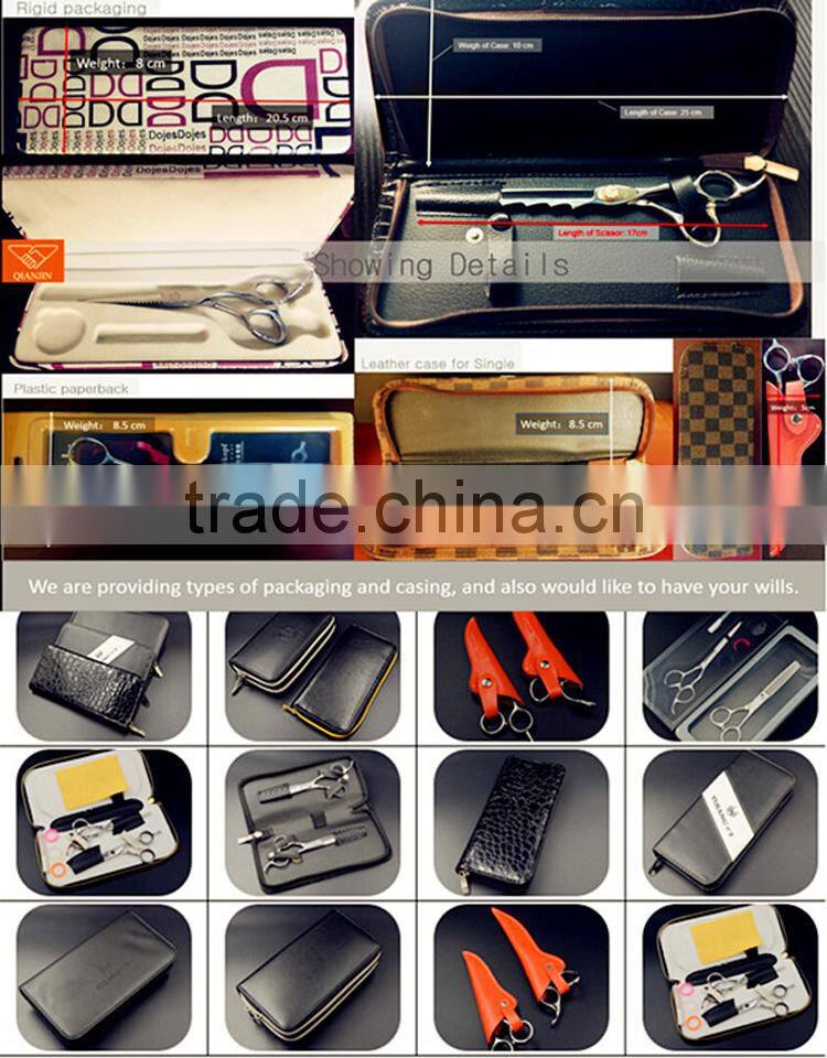 QJ-S24 Japanese barber shear and No Foldable Professional Salon Shear