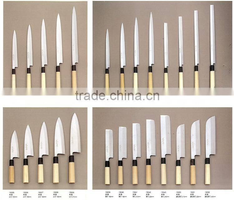 Easy to use and Durable sashimi kitchen knife at reasonable prices, whetstone also avilable
