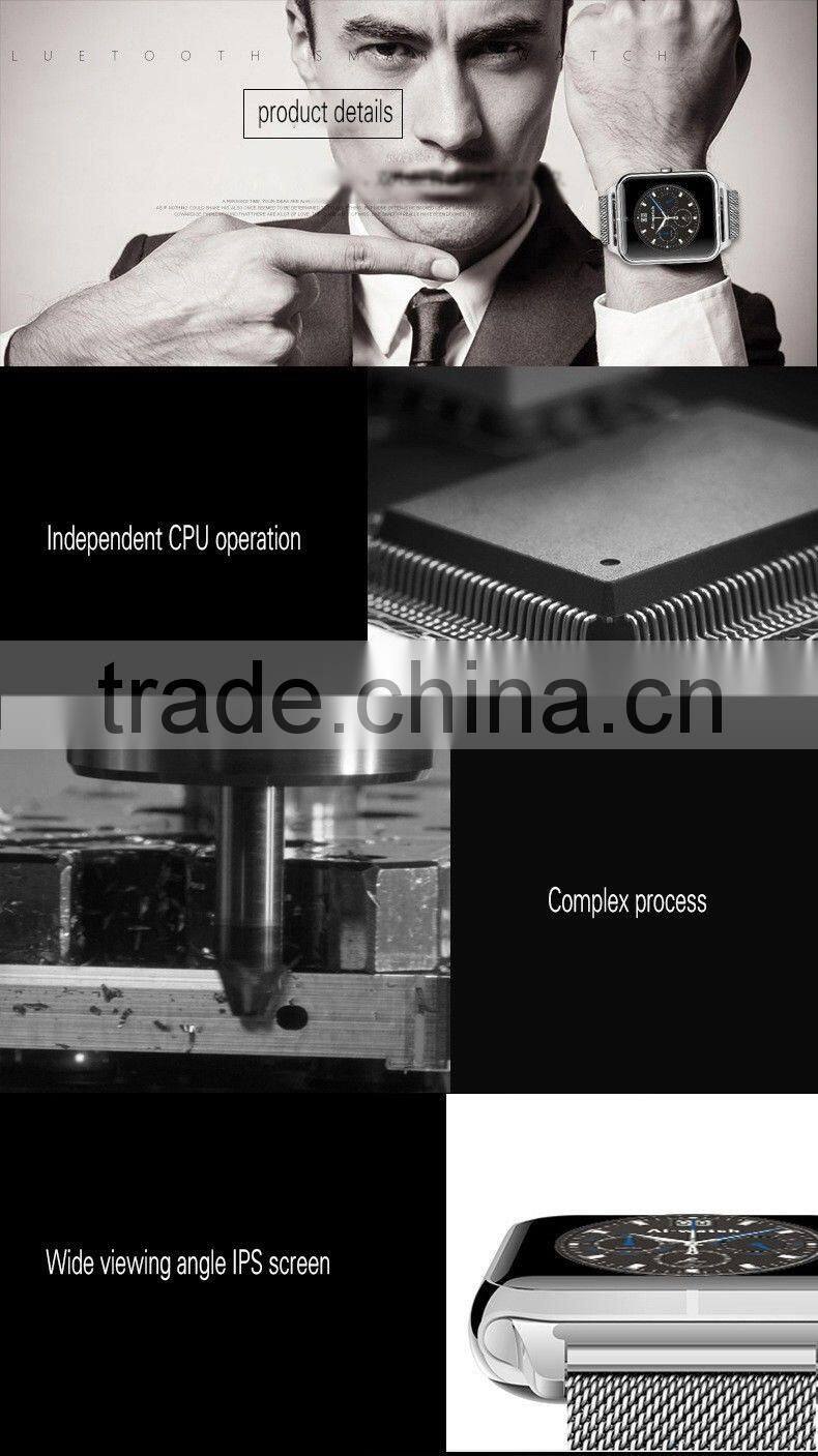 2017 hot OEM factory price waterproof touch screen luxury Bluetooth smart watch