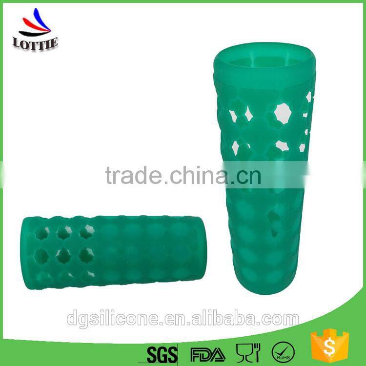 High quality Heat-resistant silicone Sleeve food grade silicone bottle sleeve