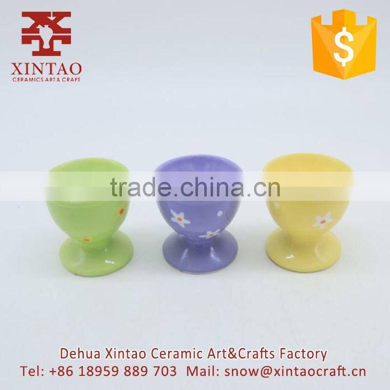 Hot sell to USA market black porcelain egg cup ceramic coffee cups eggs cup