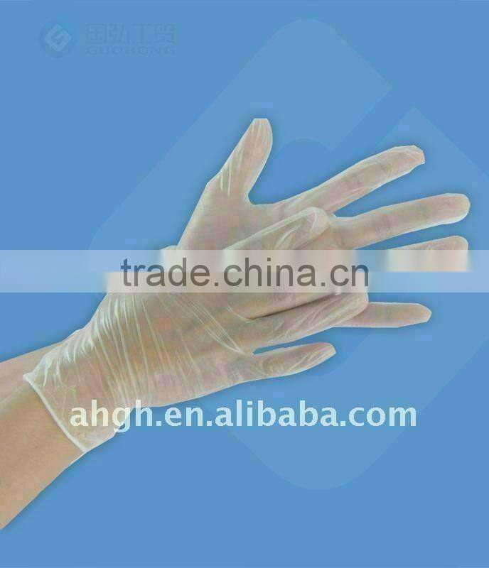 Powder free vinyl glove
