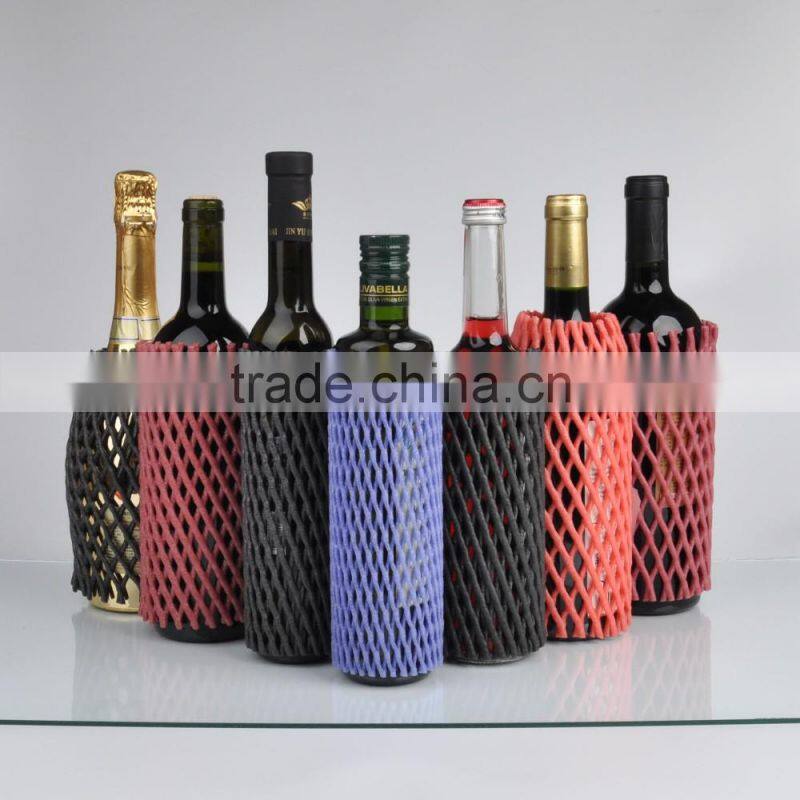 wine bottle wine bottle packaging foam net