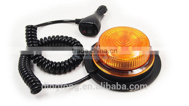 CE E-mark Passed LED rotating beacon light 12v 24v traffice safety led flashing beacon