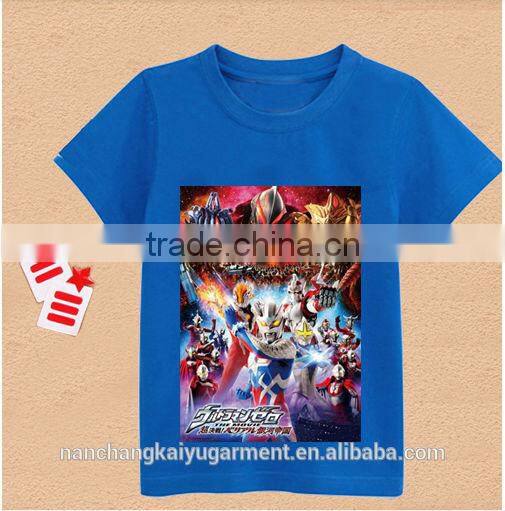 Boy kids fashion cartoon printed T shirt