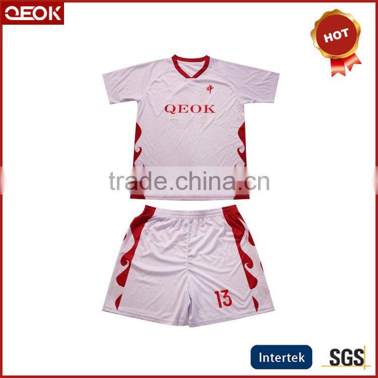 Anti-bacterial sports wear football uniform new design soccer uniform