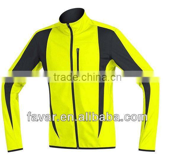 Hi Vis Protect Bike Wear Contest 92% Polyester 8% Spandex Red Softshell Jacket