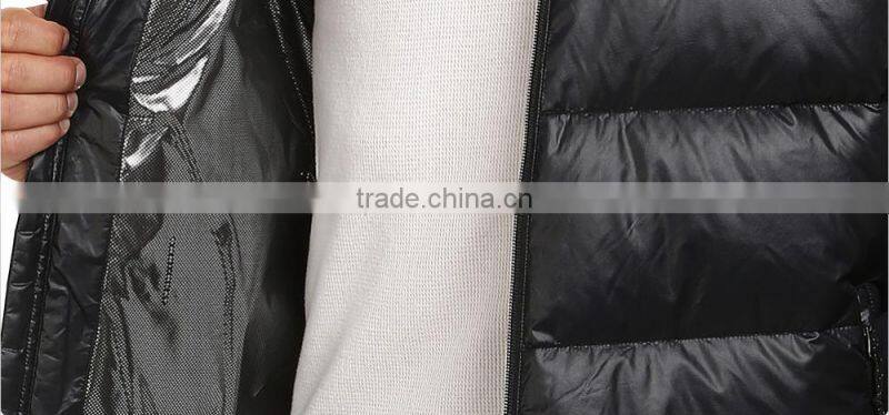 fashion high style 2017 winter men's hood down jacket