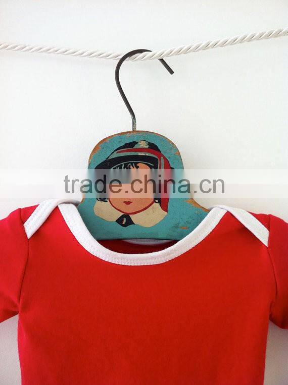 High Quality Pure Cotton Printed Heart At Front Of Top Kids Pajamas Sleepwear