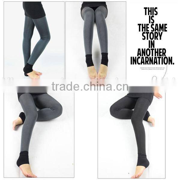 Winter to thicken the metal color warm leggings
