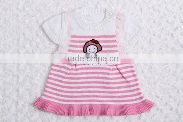 Baby Girl Summer Dress Stripe Knitting Dresses