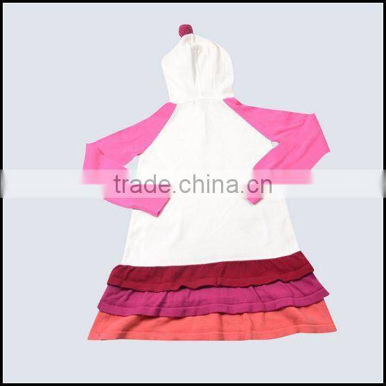girls princess floral knit dress