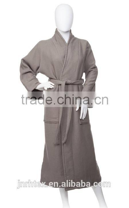 100% Premium Cotton Quick Dry Unisex Waffle Weave Bath Robe