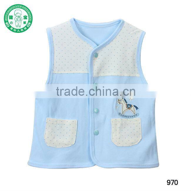 hot sale baby sleeveless coats, New style cotton waistcoat