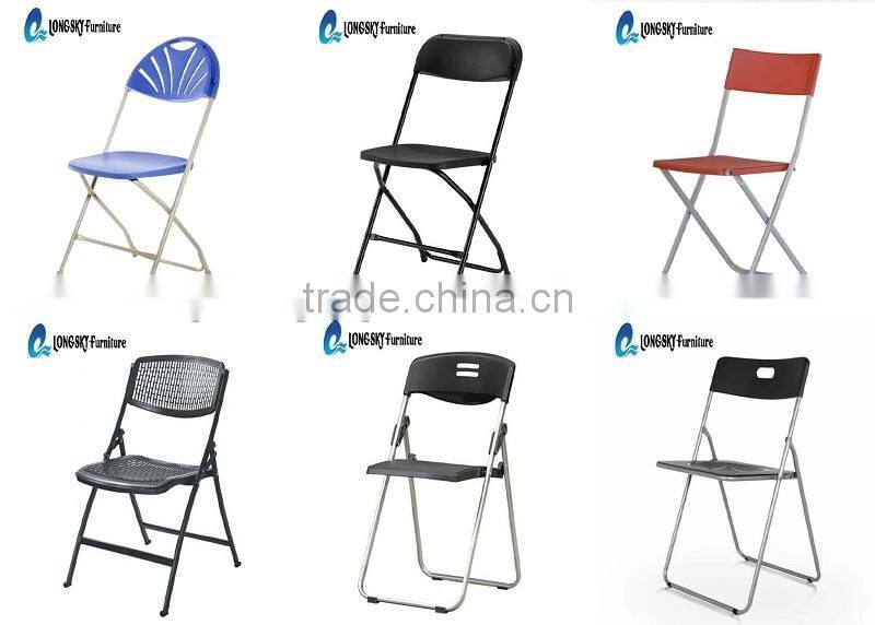 LS-4001 3V Plastic Chair,Shining Red Color Living Room Chair With Wood Leg